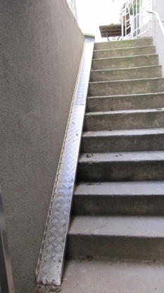 Fahrradschiene für Treppe 